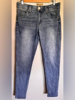 Democracy Ab Solution Skinny Jeans Womens 6 Medium Wash Stretch Ankle